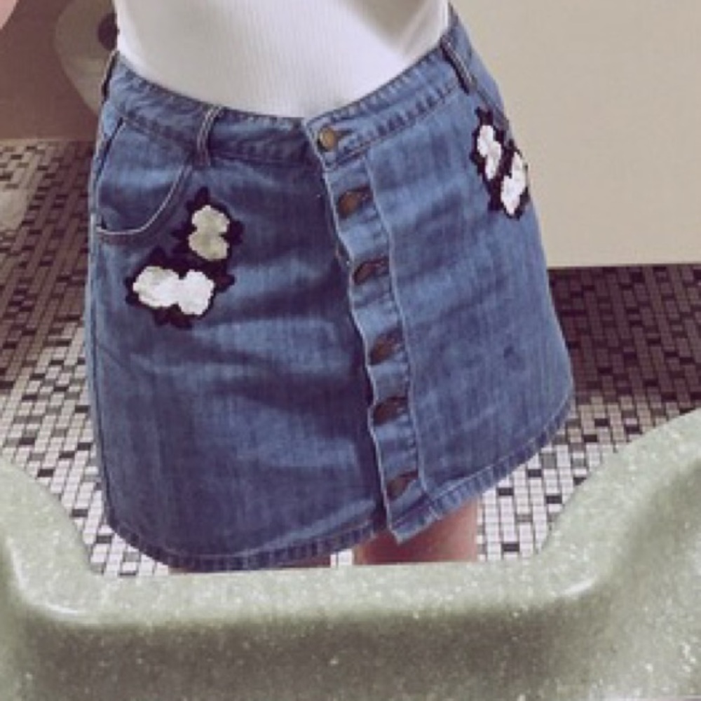 Jean skirt